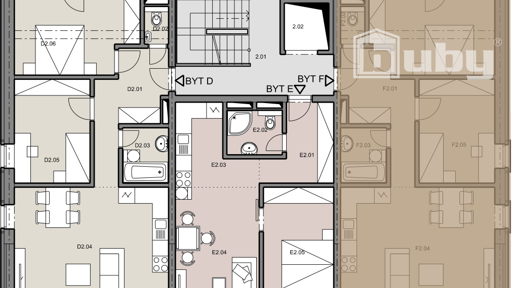 Na predaj 3 izbový byt č. IB_3F, v novostavbe, Martin - širšie centrum.