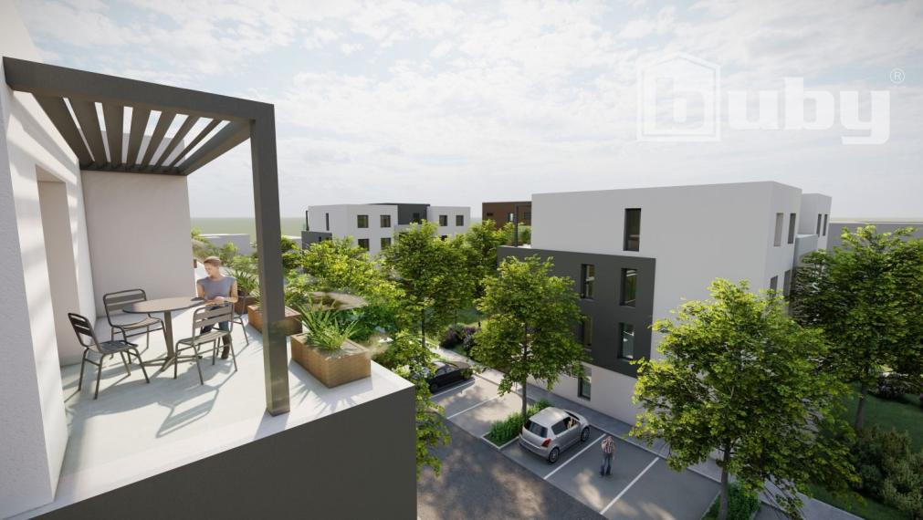 Na predaj 3 izbový byt s terasou, č. IIB_11K, v novostavbe, Martin - širšie centrum.