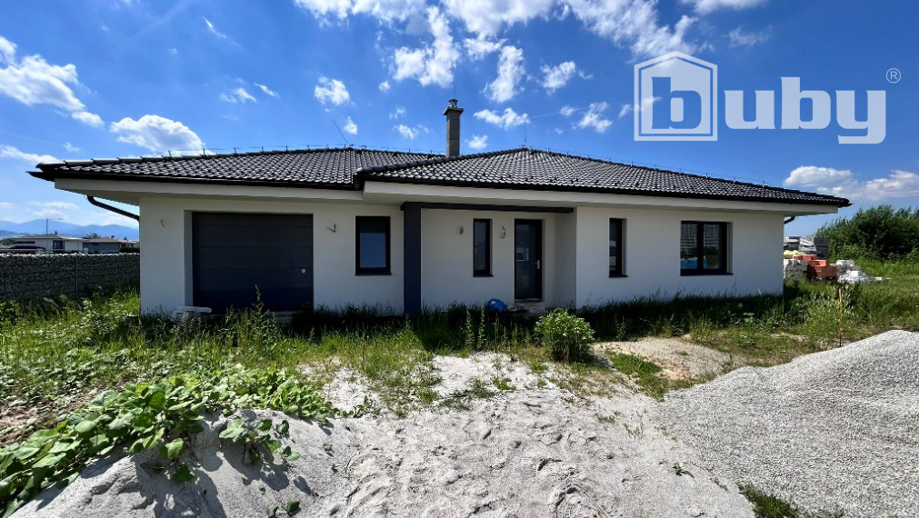Murovaný bungalov s garážou na predaj, odpočet DPH, Martin-Tomčany.