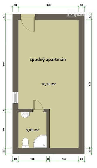 Murovaná chata na predaj, Martin - Stráne, 6 izieb, vlastný pozemok 500m2.