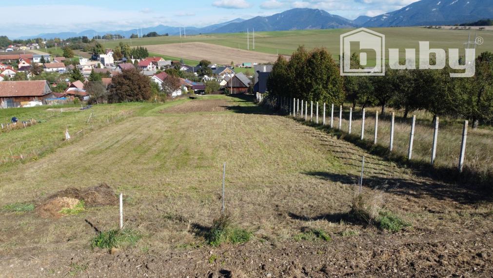 Stavebný pozemok na predaj, výmera 1 565 m2, obec Socovce, okres Martin