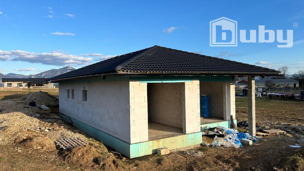 Nový rodinný dom - bungalov, Slovany, okres Martin.