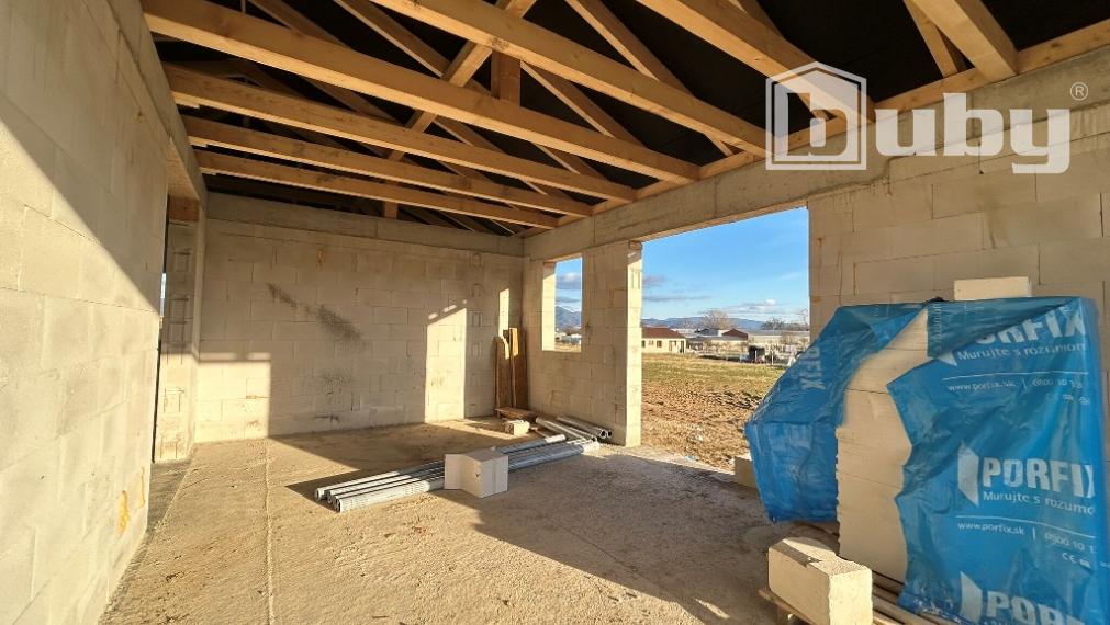 Nový rodinný dom - bungalov, Slovany, okres Martin.