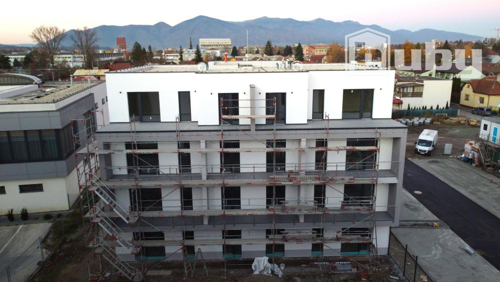 Posledný 2 izbový byt s predzáhradkou na predaj, novostavba Byty Ruppeldtova, Martin - širšie centrum.