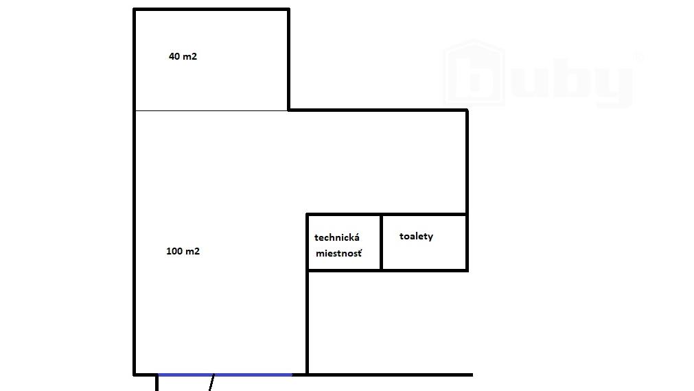 Obchodné priestory 145 m2, prenájom v centre Žiliny