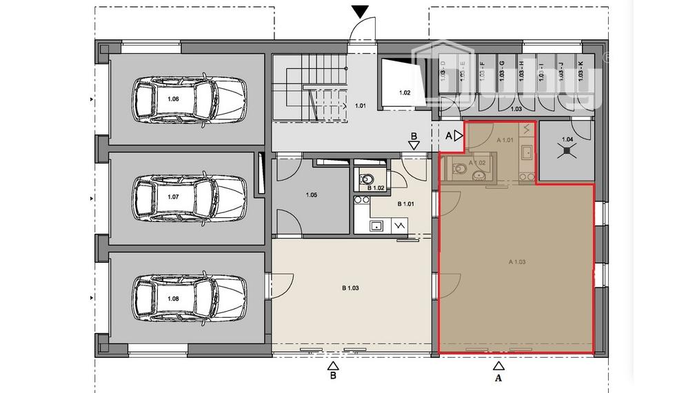 Nebytový / komerčný priestor na predaj, novostavba, Martin - Ruppeldtova ulica.