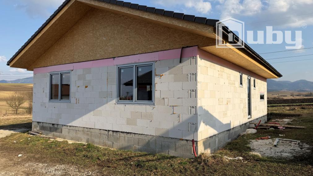 Bungalov - rodinný dom na predaj, novostavba, obec Socovce, okres Martin.