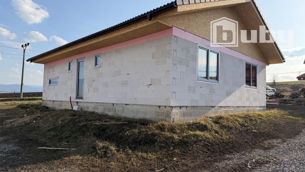 Bungalov - rodinný dom na predaj, novostavba, obec Socovce, okres Martin.