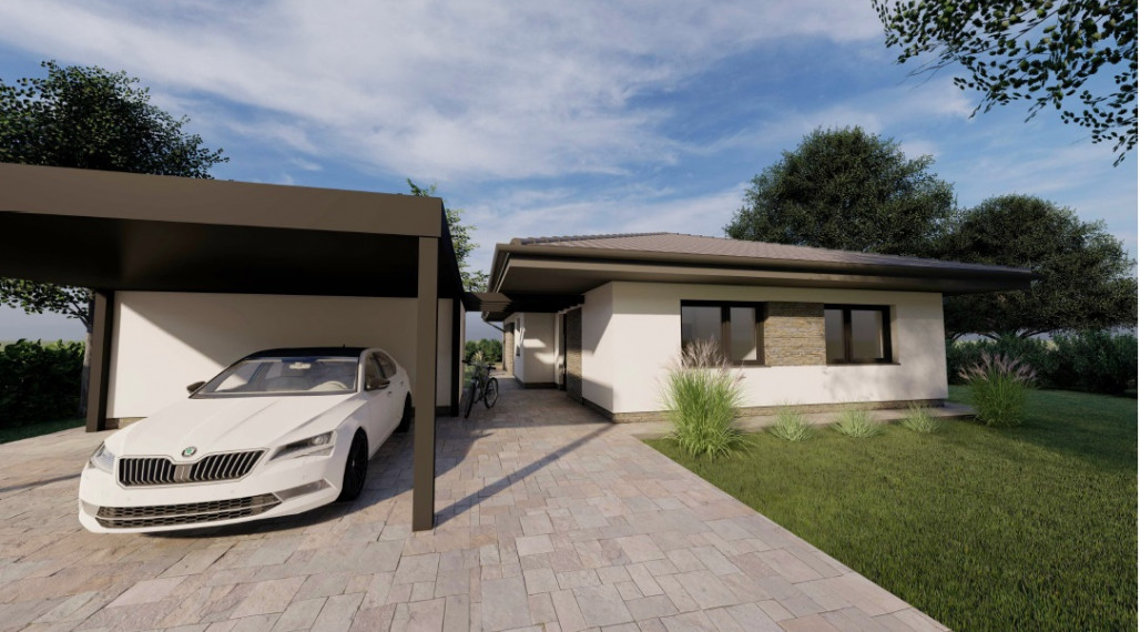 Na predaj novostavba - bungalov, Slovany, okres Martin.