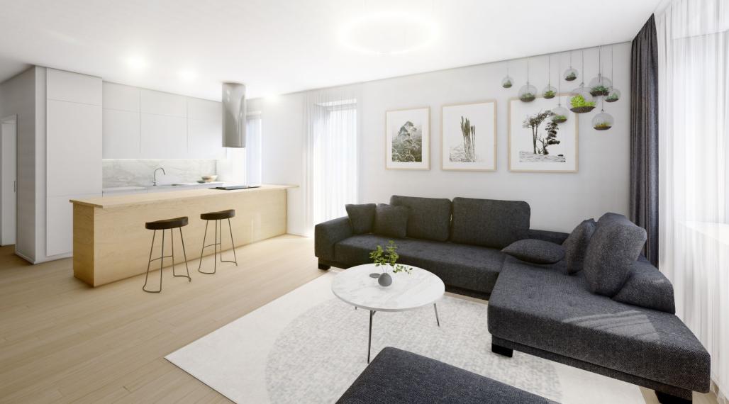 Na predaj 2 izbový byt č. IB_2E,  v novostavbe, Martin - širšie centrum.