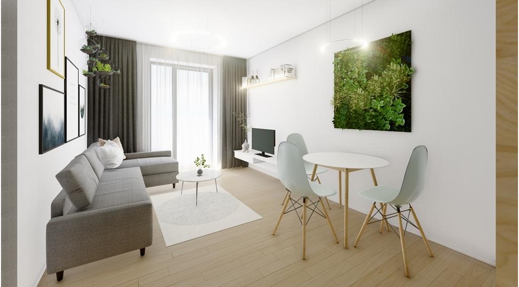 Na predaj 2 izbový byt s balkónom, č. IIB_8H, v novostavbe, Martin - širšie centrum.