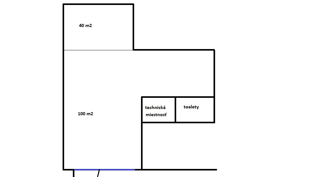 Obchodné priestory 140 m2, prenájom v centre Žiliny