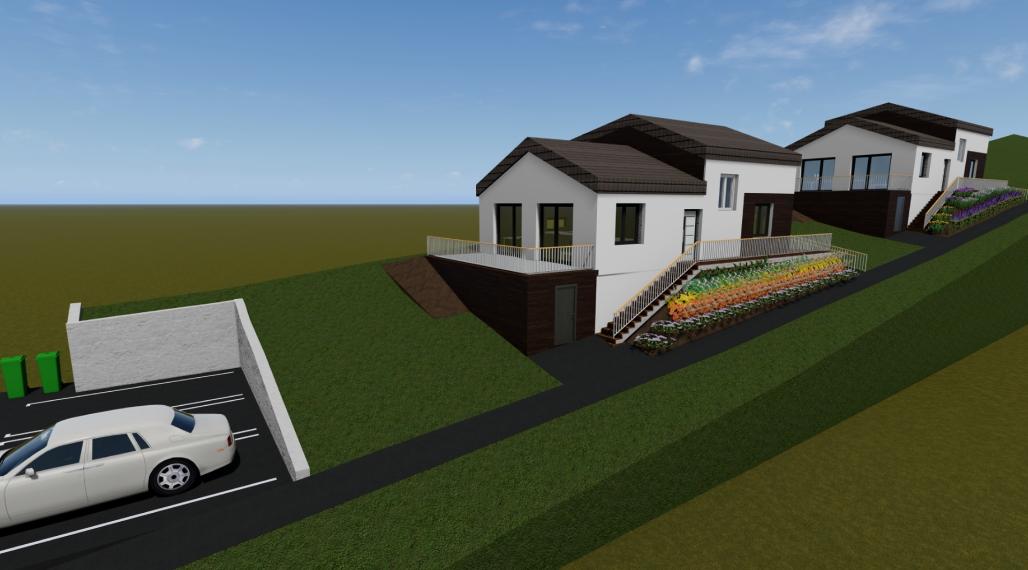 Stavebné pozemky 750 m2 so stavebným povolením (5 izb rodinný dom), predaj, Lietava