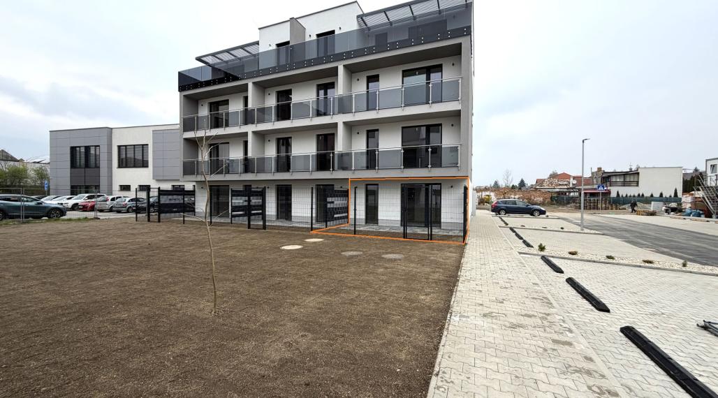 Novostavba, 2 izbový byt s predzáhradkou, Martin, Ruppeldtova ulica.