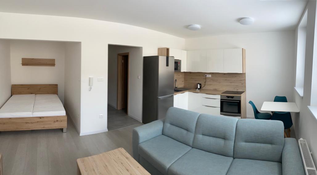 Predaj - zariadený 1 izbový byt 39 m2, v novostavbe, s parkovacím miestom, Martin Podháj