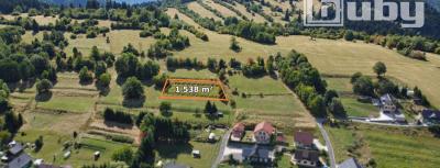 Pozemok na predaj, výmera 1 538 m2, obec Krahule, okres Žiar nad Hronom.