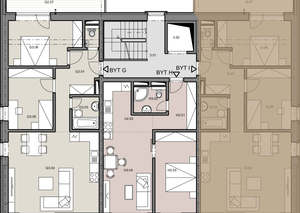 Na predaj 3 izbový byt č. IB_6I, v novostavbe, Martin - širšie centrum.
