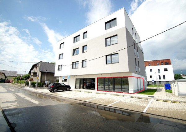 Komerčný - nebytový priestor v novostavbe v Martine, na Ruppeldtovej ulici, na predaj.