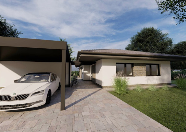 Novostavba na predaj, rodinný dom, obec Slovany, okres Martin.