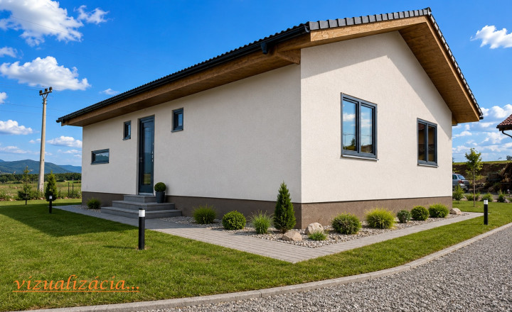 Bungalov - rodinný dom na predaj, novostavba, obec Socovce, okres Martin. - fotografia 1