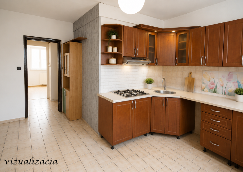 Na predaj 4 izbový byt s dvomi loggiami 91 m2, Martin – Záturčie.